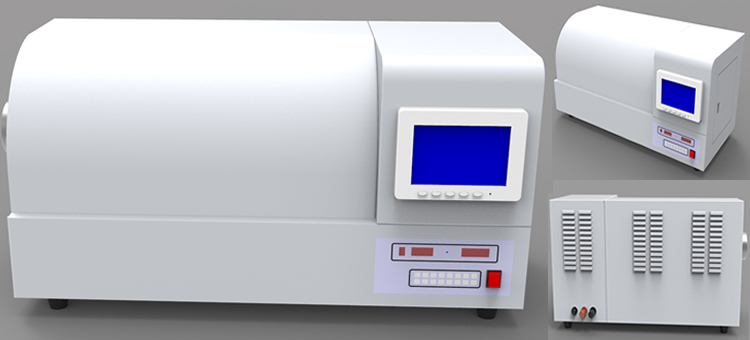 液晶顯示灰熔點測定儀3D圖